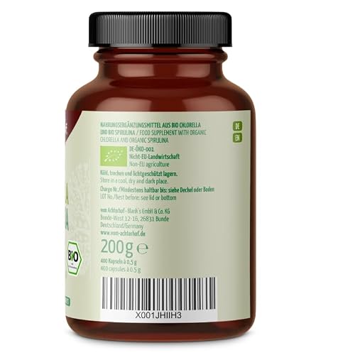 Spirulina und Chlorella Bio Algenmix vom Achterhof