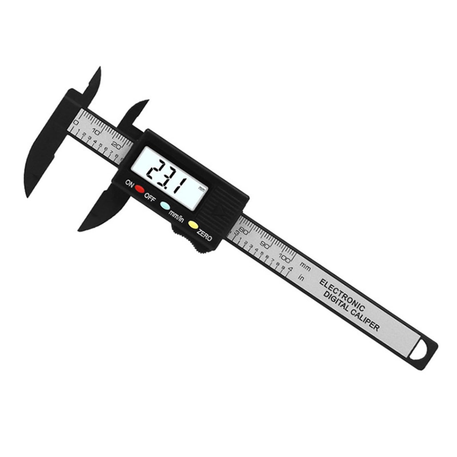 SWENEEN 100Mm Electronic Digital Caliper Carbon Fiber Dial Vernier Caliper Gauge Micrometer Carpentry Measuring Tool Woodworking Ruler,
