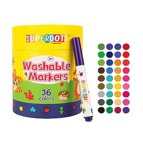Stylos enfants lavables pour des après-midis coloriage et dessin sans taches à la maison