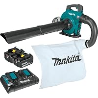 Makita DUB363PT2V Akku-Laubbläser/Sauger 2x18 V / 5,0 Ah, 2 Akkus + Doppelladegerät – Ansicht 8