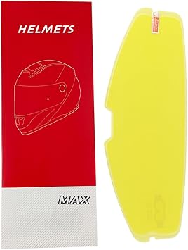 Helmet Visor Anti-Fog Film, Helmet Shield Anti-Fog Insert, Motorcycle Helmet Lens Replacement FF811 Anti-Fog Film