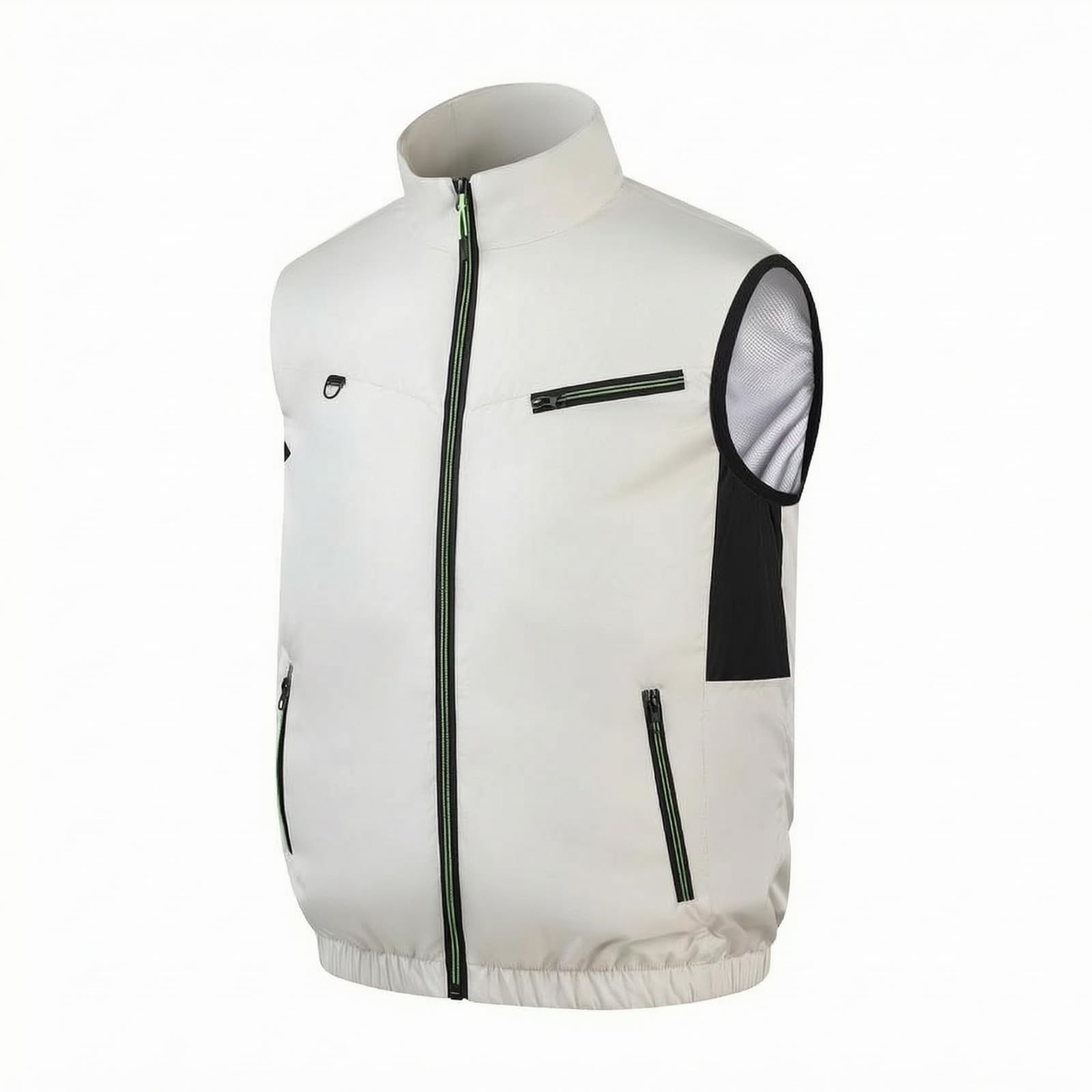 LOOM TREE® Mesh Side Panels Sleeveless Cooling Vest Zippered Pockets Zip Front Cooling Vest Breathable Clothing Stand Collar for Outdoor Summer, M a | eBay Motors | Parts & Accessories-image-19