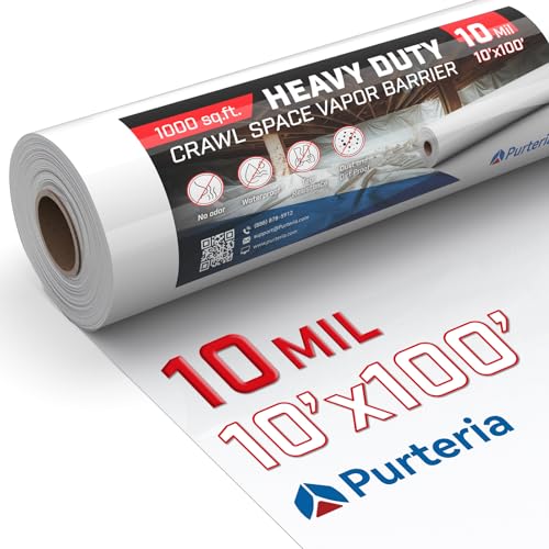 Crawl Space Vapor Barrier 10 Mil Heavy Duty Film