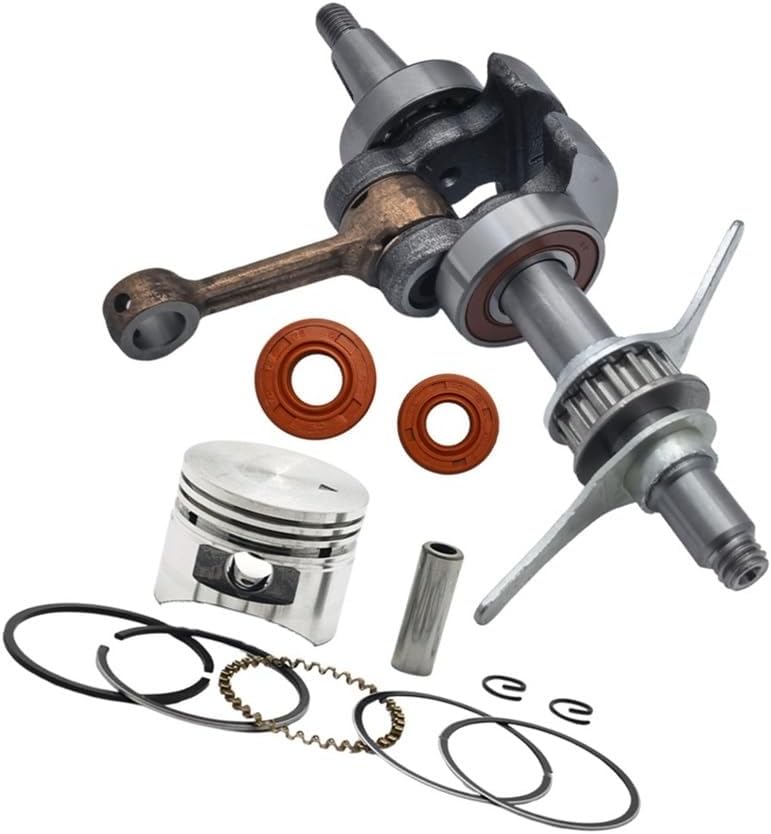 Crankshaft Crank Shaft Compatible with GX25 HHT25S W Oil Seal 35mm Piston Kit Engine Crankshaft 35mm Piston Kit Oil Seal Set Repair parts