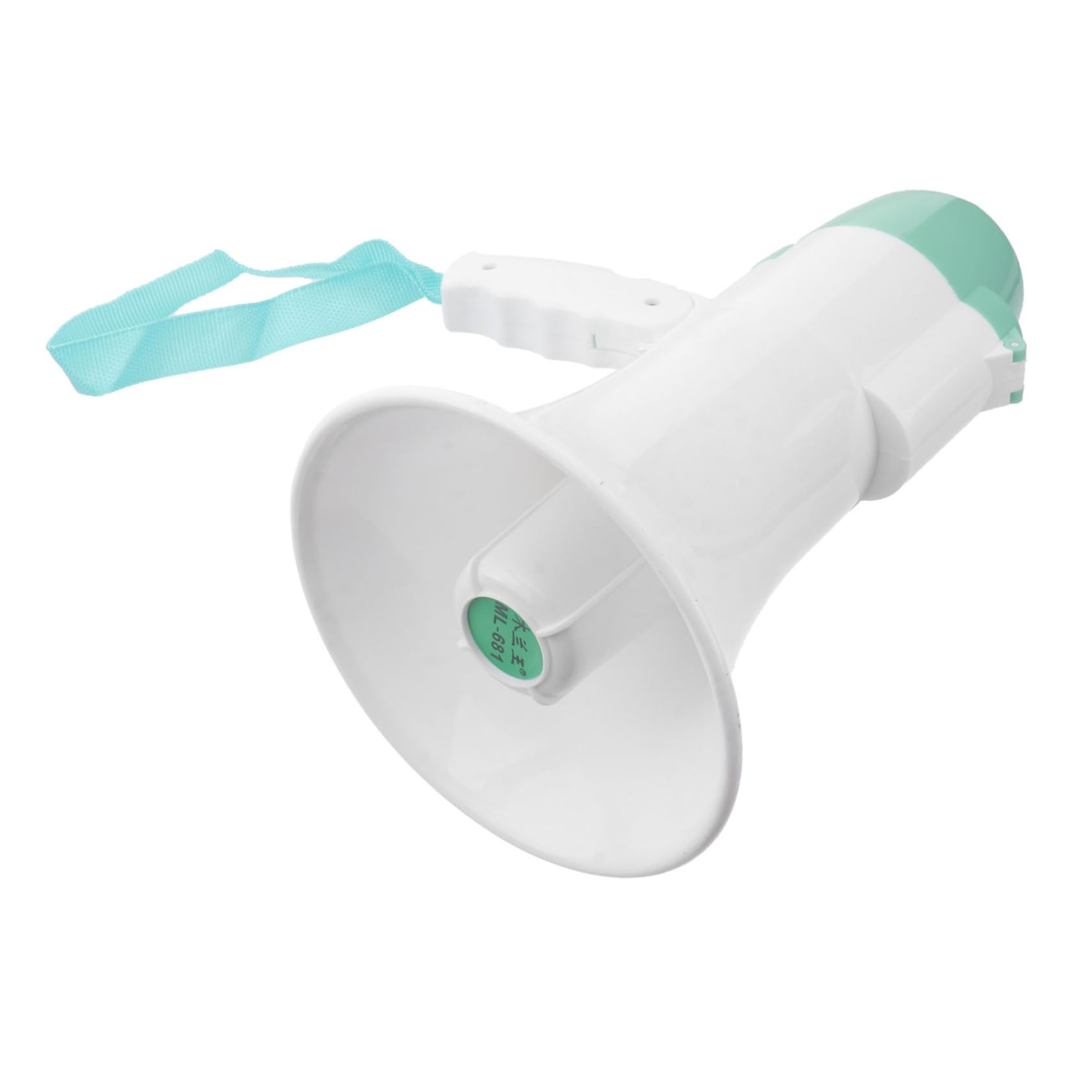 SUPVOX Handheld Recording Megaphone Trumpet Microphone Lightweight Sturdy Plastic Bullhorn for Tour Guide Emergency Alarm 5 Hours Playtime