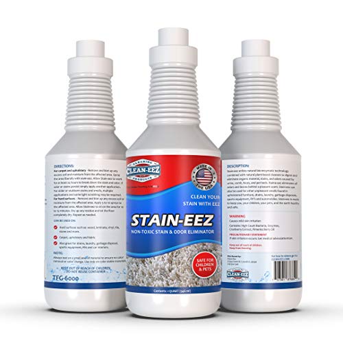 Clean-eez Stain-eez Carpet Cleaner Spray – Pro-Biotics & Enzyme Power for Ultimate Stain & Odor Elimination – Best Pet Carpet Cleaner - Thumbnail 7