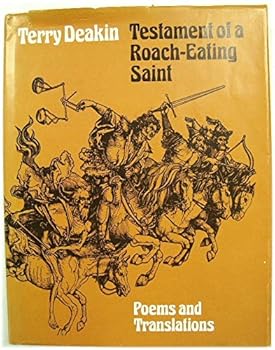 Paperback Testament of a roach-eating saint: Poems and translations [Unqualified] Book