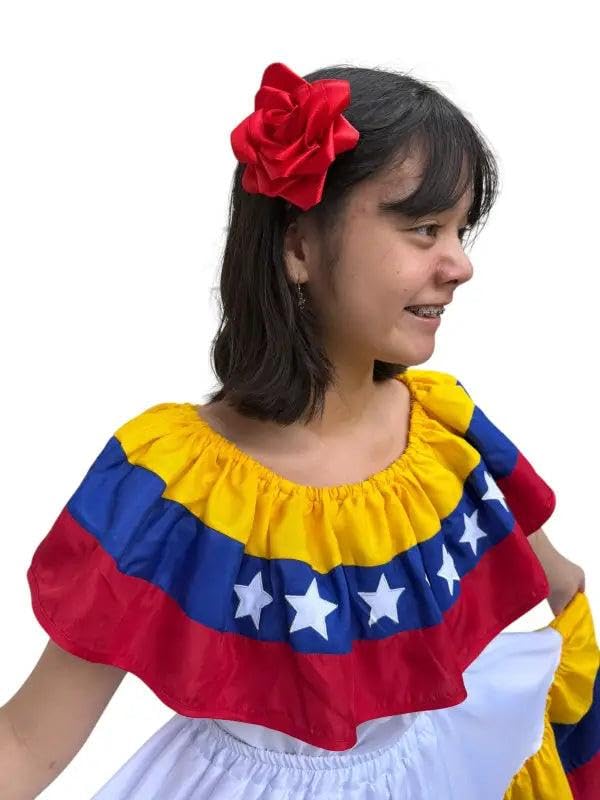 Venezuelan Traditional Women Fiesta Dress3