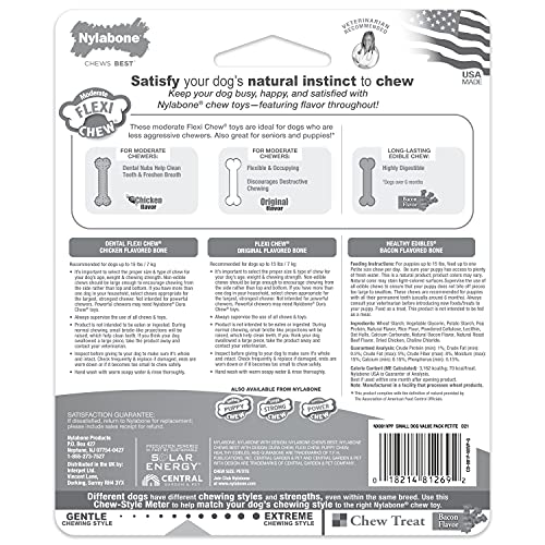 Nylabone Healthy Edibles And Flexi Chew Value Pack Variety X-Small/Petite (3 Count) #TOP7