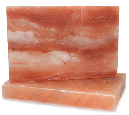 IndusClassic Himalayan Salt Block, Plate, Slab for Cooking, Grilling, Seasoning, And Serving (12X8X1.5 Set Of 2) image 4