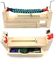 Vista 6 de Afantti Juego de pulseras de cuerda de paracaídas con 10 cuerdas para hacer pulseras