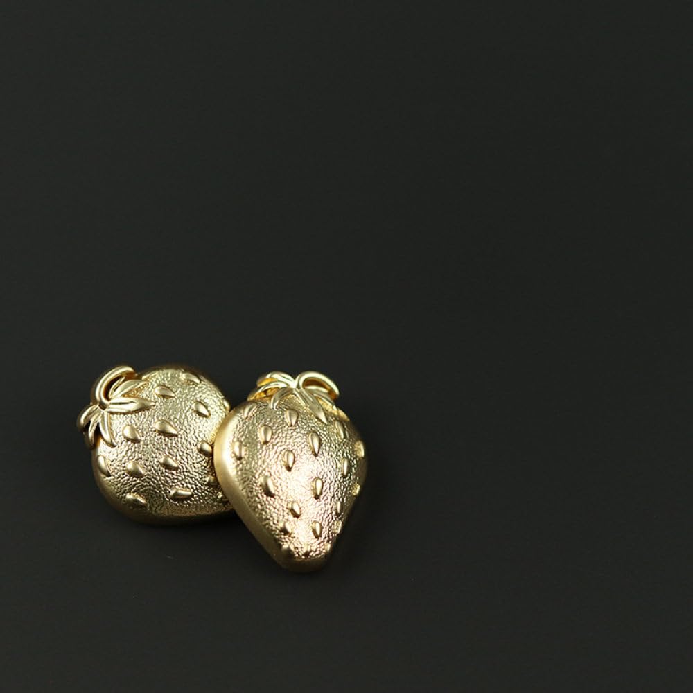 20 piezas, botón de costura con forma fresa dorada for ropa(18mm)