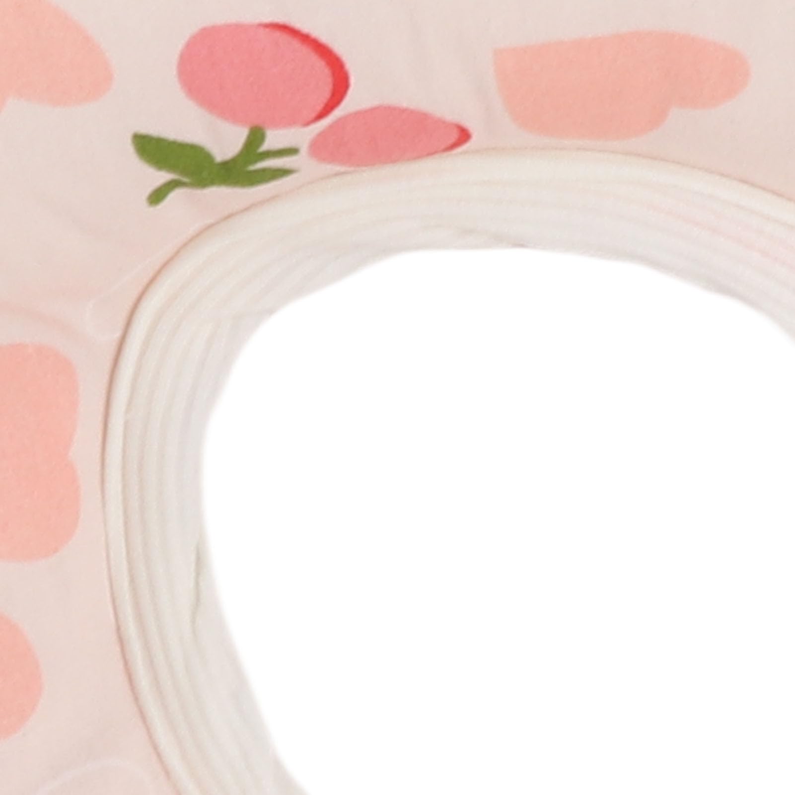 Generic Poduszka do Przekłuwania Uszu Donut Bawełniana Nausznik 12,6" Poduszka Wspierająca dla Osób Podróżujących na Boku, w Akademiku (Jasnoróżowy kształt serca)