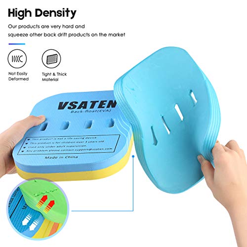 VSATEN Back Float, Swim Belt Bubble Adjustable 3 Layers Thicken Split Foam Learning Safety Training Board Pool Floaties for Kids Toddlers Swimming Beginners Floats Swim Lessons Equipment (60lb-100lb)