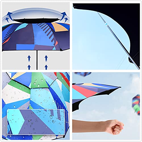Parasol de jardin inclinable Ø2,2m grand modèle pour terrasse - 4