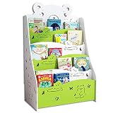 La Bibliothèque pour Enfants Peut Contenir des Livres A4 Un Support De Rangement Au Sol Simple Une Bibliothèque De Grande Capacité De Style Ours De Bande Dessinée Peut Contenir 50 Livres
