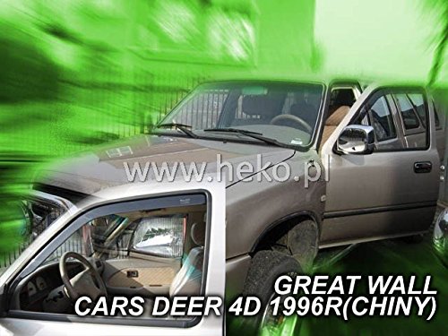 Deflectores de viento Heko 15302 4D para ventanas de coche 2