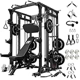 RitFit Buffalo Smith Machine Package, All-in-One Power Cage with Weight Stack , Power Rack with Cable...