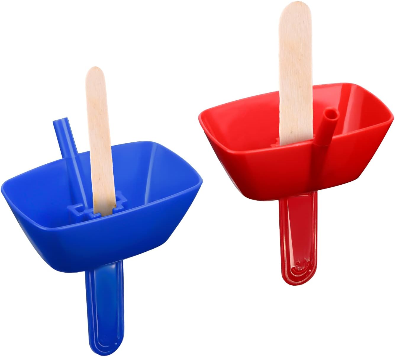 2pcs Drip Free Popsicle Holder, Reusable Ice Cream Holder