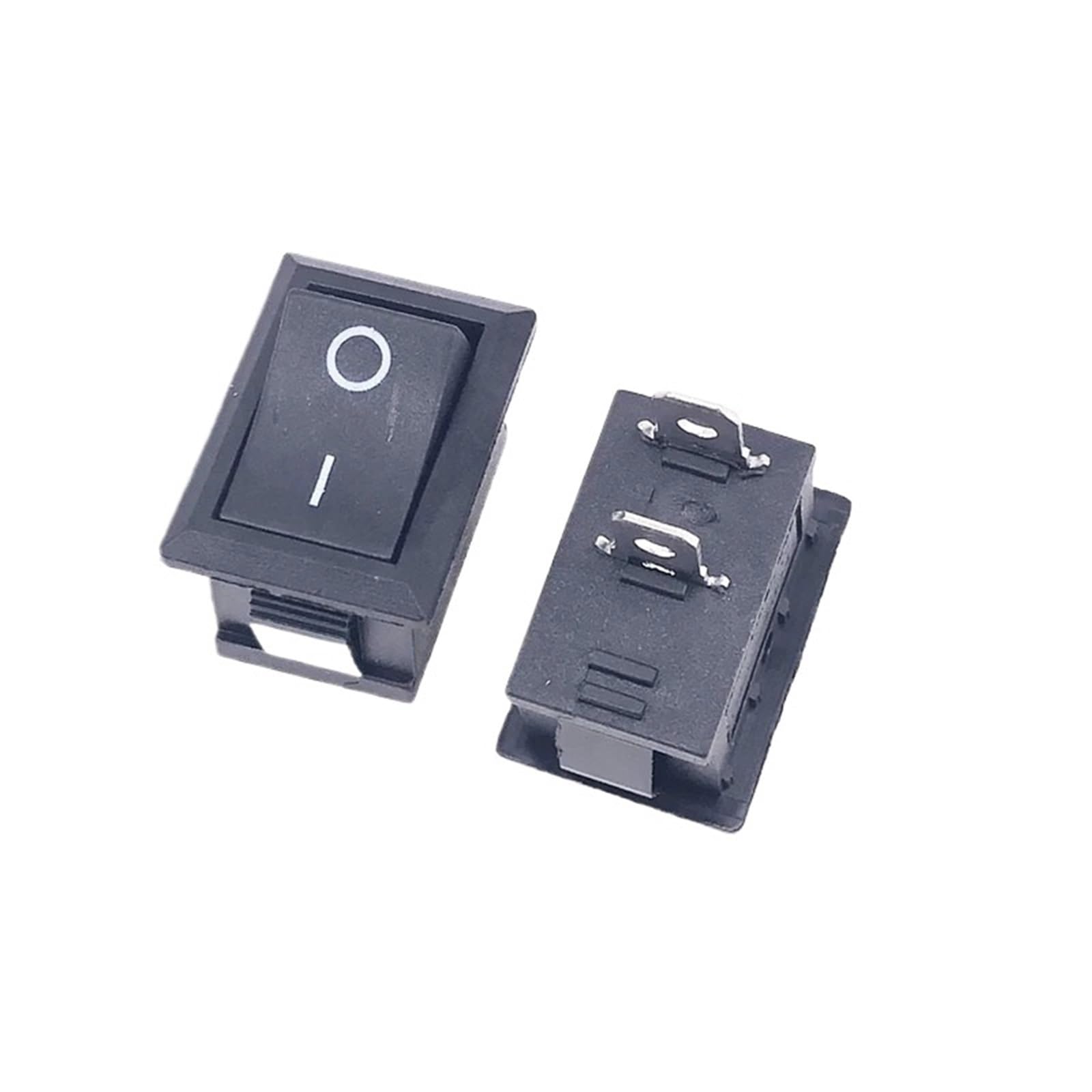 5 pz/lotto KCD1 15 * 21mm 2 Spille 250V 3A 6A Interruttore for Barche 8.5 * 13.5mm Snap-in SPST ON OFF Interruttore di Posizione A Bilanciere(15x21)