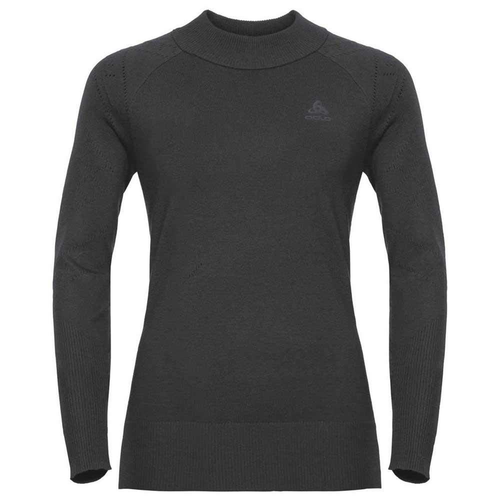 Odlo(オドロ Women Midlayer Unity Kinship Midlayer - Black, M