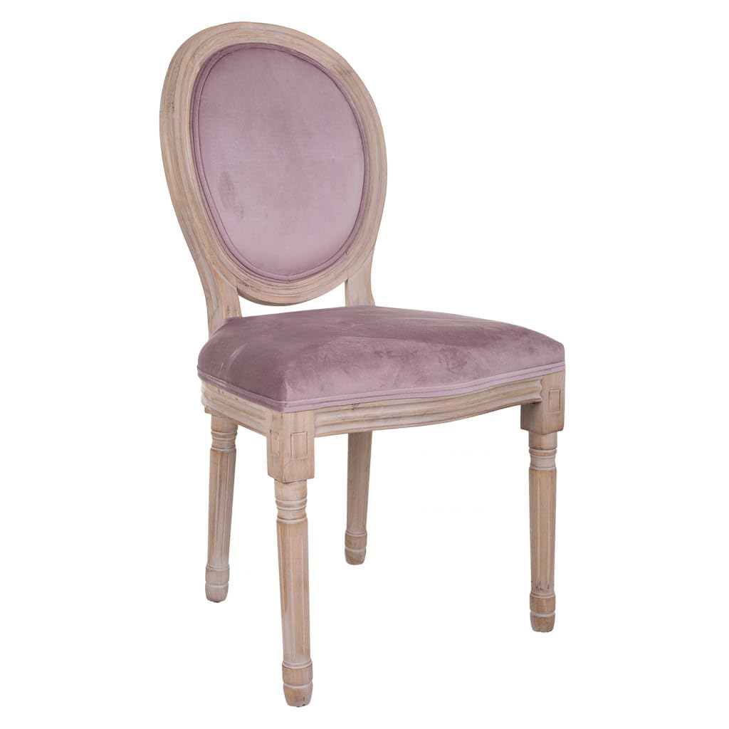 Chaise en bois rembourrée en chêne massif et finitions artisanales