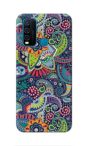 Image of Printed Hard Back Cover Case for Vivo Y30 Back Cover (Miraculous Patterns) -1803