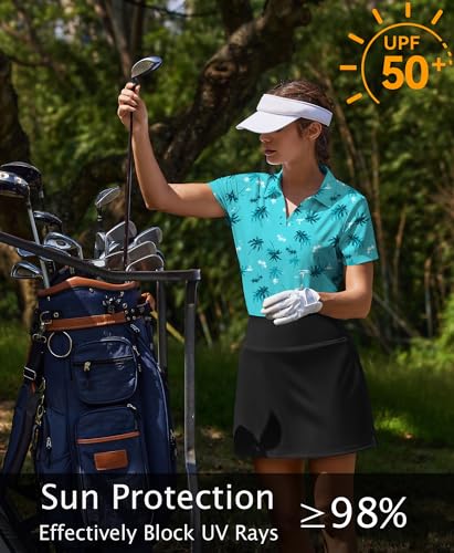 PINSPARK Loose Fit Golf Tennis Polo