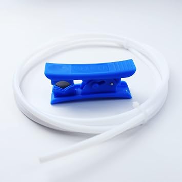 PTFE Teflon tube 10 meters/ 32.8ft 2mm ID X 4mm OD for 1.75 Filament Bowden 3D Printer - White Teflon Tube + PTFE Teflon tube cutter