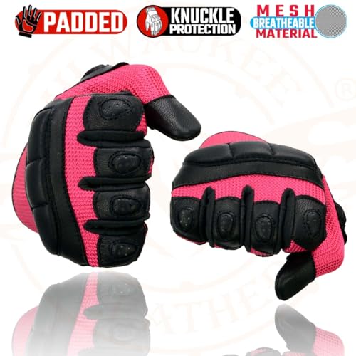 Image of Milwaukee Leather Women's Leather Lightweight Motorcycle Lined Driving Hand Gloves - X-Small
