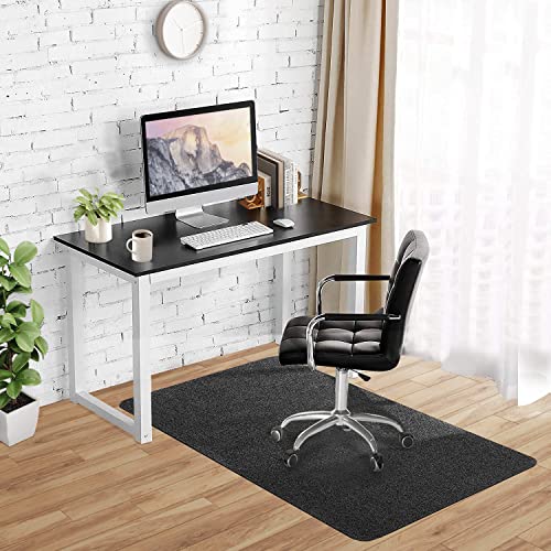Desk Chair Mat for Hardwood Floor, Computer Gaming Chair Mat Low-Pile Rug, Anti-Slip Floor Protector for Home Office, Black 47"x36" Desk Chair Mat for Hardwood Floor, Computer Gaming Chair Mat Low-Pile Rug, Anti-Slip Floor Protector for Home Office, Black 47"x36"