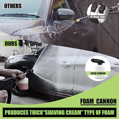 Powryte Electric Pressure Washer With Hose Reel, Foam Cannon, 4 Different Pressure Tips, Power Washer, 3800 Psi 2.4 Gpm #TOP2