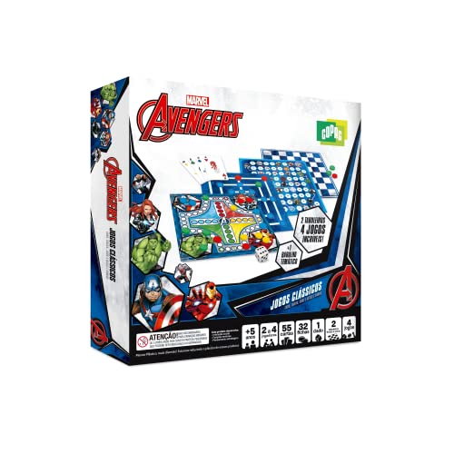 Marvel Avengers Jogos Clássicos Cor: Estampado - Copag