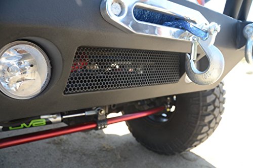 Dv8 Offroad | Fbshtb-14| Front Bumper Fits 2007-2018 Wrangler Jk | Mid Width | Winch Mount Included | Integrated Bull Bar | Auxiliary Light Cutouts | Abjl-01 Compliant For Wrangler Jl & Gladiator Jt #TOP6