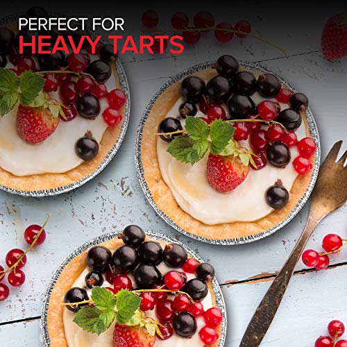 image for Stock Your Home 3 Inch Aluminum Foil Pie Pans (100 Count) - Disposable