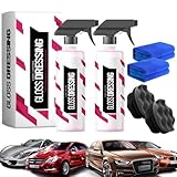 tarcegta Gloss Dressing, Legendary Gloss Dressing, Trim &amp; Tire Dressing - Restore Faded Plastics, Gloss Dressing Car, Plastic Restorer for Cars Ceramic Plastic Coating (2Pcs)