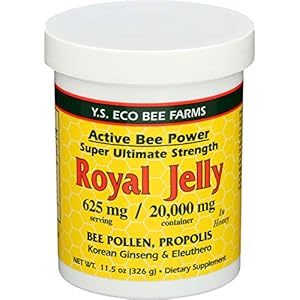 YS Royal Jelly/Honey Bee – Royal Jelly In Honey Ult Strength, 11.5 oz gel