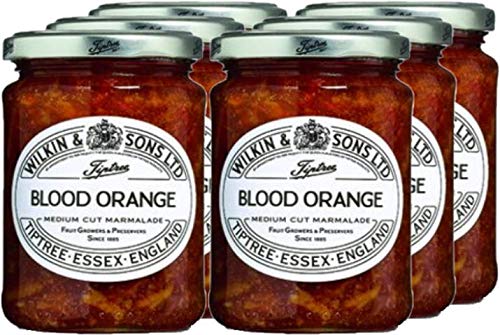 Wilkin & Sons Tiptree Blood Orange Marmalade Case / 6 x 340g / Medium Cut / Vegetarian, Vegan, Coeliac Friendly / Gluten-Free