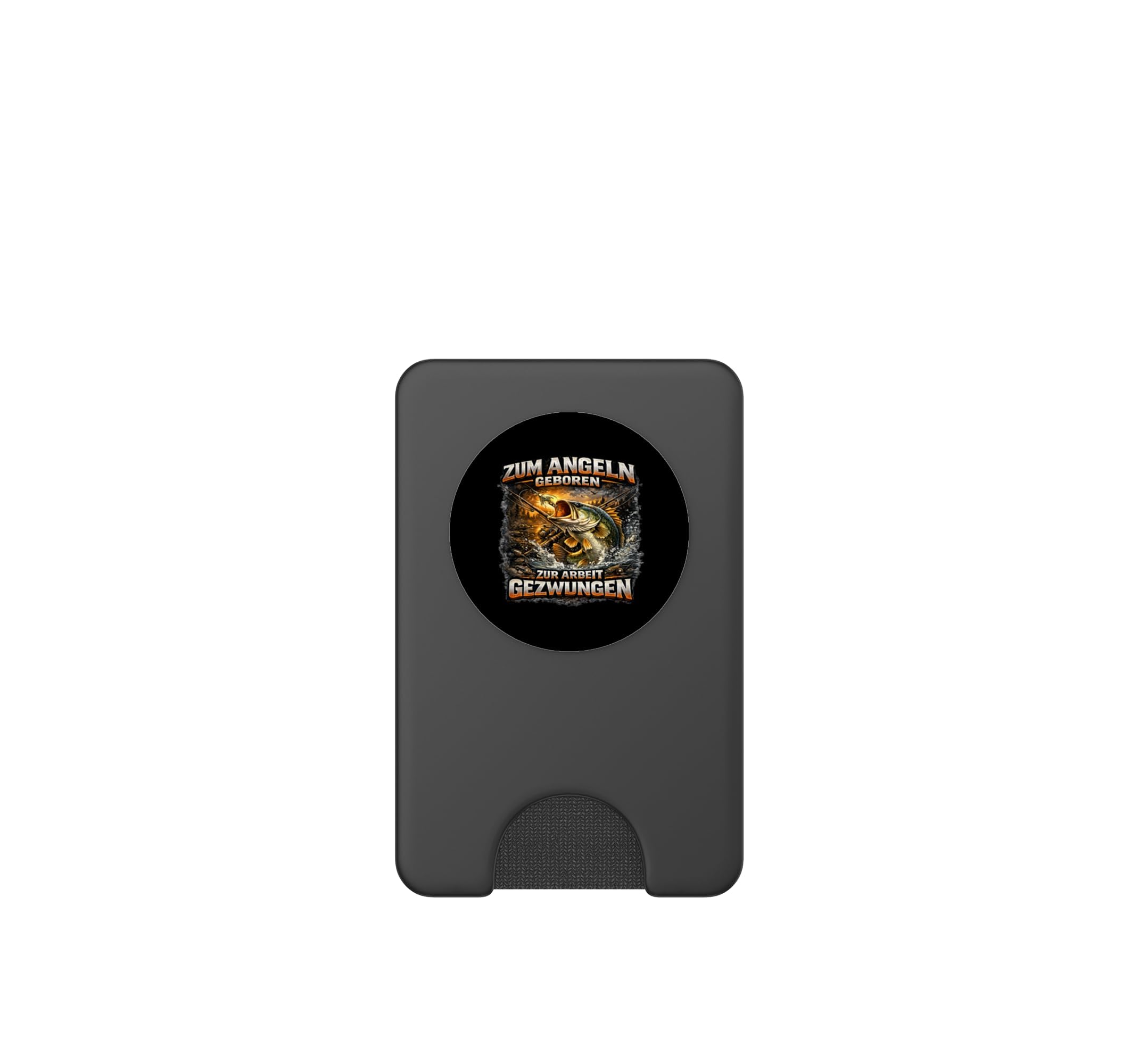 Lustige Angler Anglerzubehör Angelzubehör Zum Angeln geboren PopSockets PopWallet für MagSafe