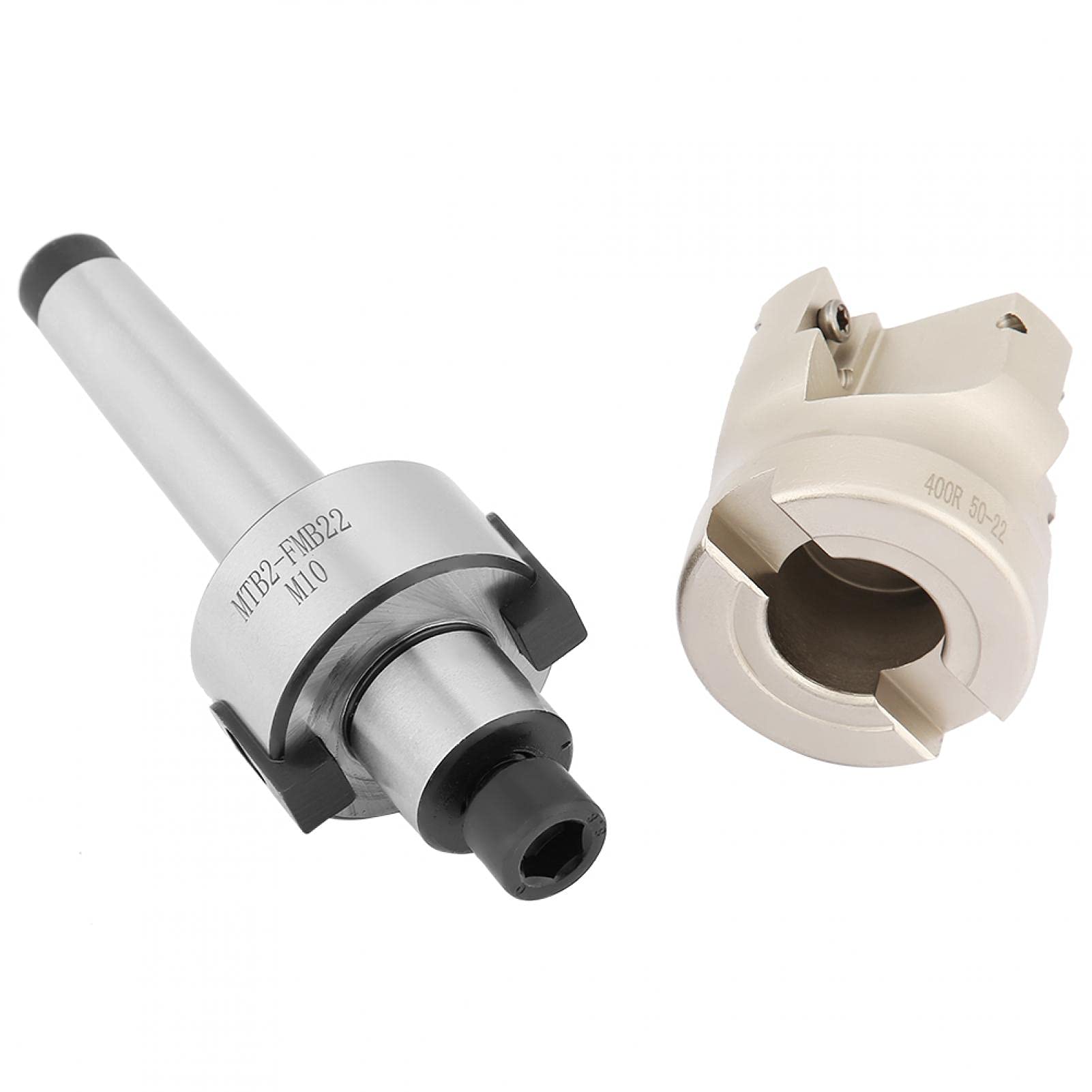 Frez do płaszczyzn, frez czołowy, uchwyt frezu czołowego MT2-FMB22 + frez czołowy 400R-50-22 CNC + 10 szt.Węglik APMT1604