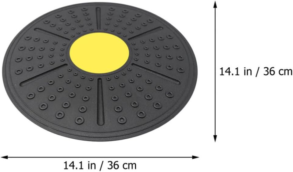 Fitness Balance Tool with Raised Massage Points and Spherical Base