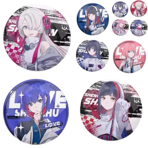 アニメ 二次元 神椿市建設中 周辺 ピンバッジ アクセサリー キャラクター 缶バッジ ファッション コレクション かわいい バッグ飾り 人気 グッズ コスプレ小物 誕生日 記念日 贈り物 非公式 (10個) [並行輸入品]のサムネイル