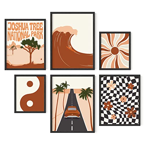 Haus And Hues Nature Wall Art - Boho Prints Wall Art, Neutral Wall Art, Joshua Tree Painting, Boho Posters For Room Aesthetic, Terracotta Wall Decor, Nature Painting Poster Gallery Wall Set (Unframed) #TOP27
