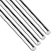 COYOUCO 304 Stainless Steel Round Rods Stainless Steel Solid Round Rod for DIY Craft - 4Pcs,5.5x500mm