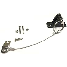 YXYX Kayak Replacement Accessories Kayak Anchor Quick Release System Nylon Deck Hinge with Stainless Pin Lanyard for Kayak Slide Rail Anchor Marine Boat Used for Kayak Repair