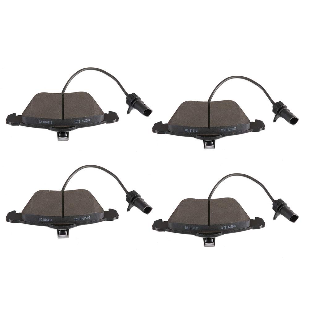 cciyu Professional Ceramic Front Brakes Pads Set fit For 2001-2009 For Audi A4,2005-2009 For Audi A4 Quattro,2005-2011 For Audi A6,2005-2011 For Audi A6 Quattro,2004-2009 For Audi S4