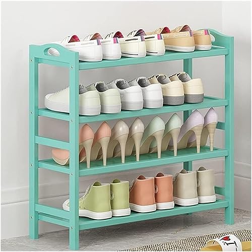 NAKEAH Schuhregal, hellgrün, Schuhregal, 5 Ebenen, Haushaltsaufbewahrung, Schuhregal, große Kapazität,