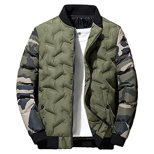 Veste matelassée homme camouflage légère et isolante avec zip