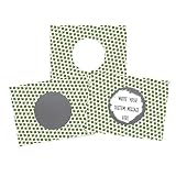 My Scratch Offs 20 Pack Clover St. Patrick's Day Make Your Own DIY Scratch Off Note Cards & Stickers for Teacher Rewards & Small Business Freebies