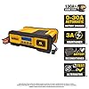 DEWALT DXAEC100 Professional 30-Amp Battery Charger and 3-Amp Maintainer with 100-Amp Engine Start